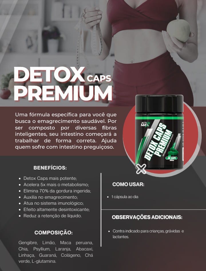 ACTION MAX + DETOX CAPS PREMIUM