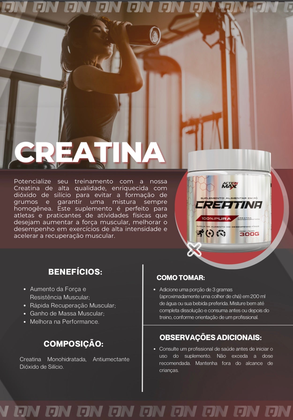 ACTION COFFEE + CREATINA