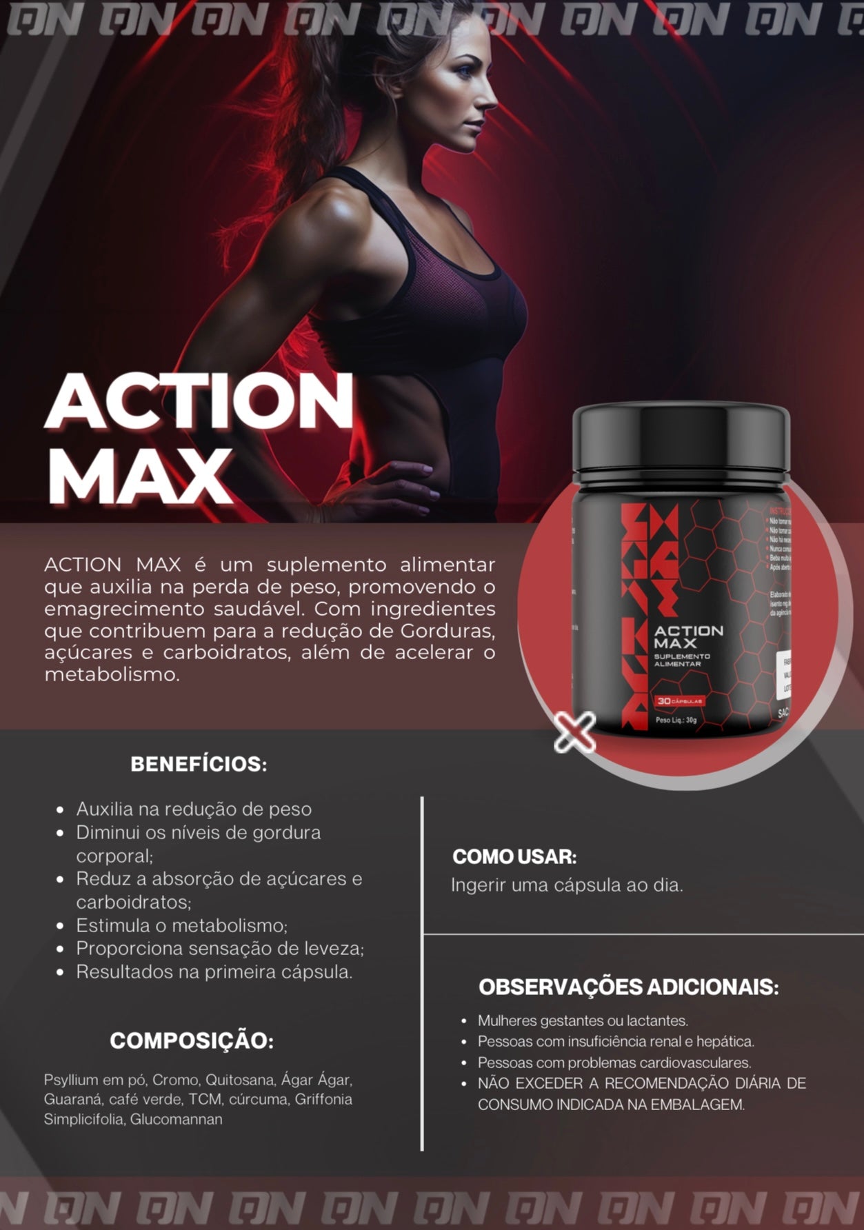 ACTION MAX + DETOX CAPS PREMIUM